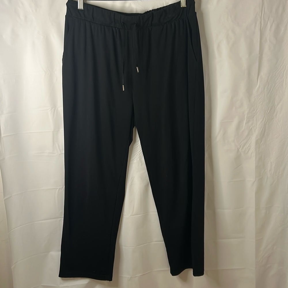 Lily Morgan pants women’s size large drawstring comfort loungewear wide legged